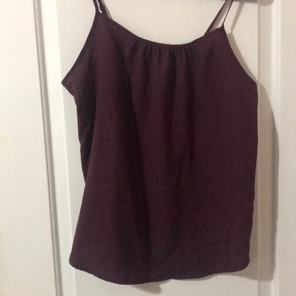 Burgundy Spaghetti Strap Top